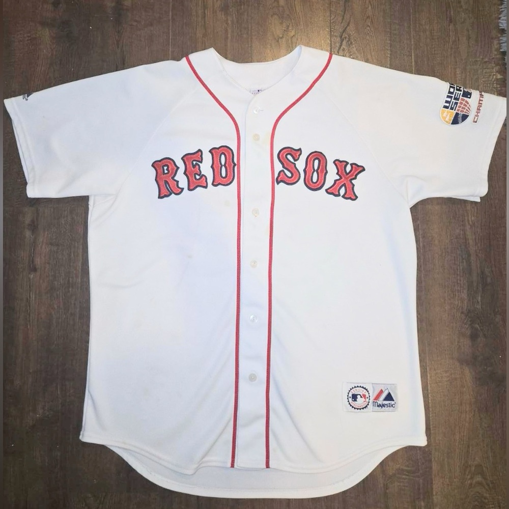 Men’s Boston Red Sox David Ortiz 2007 World Series Jersey size XL